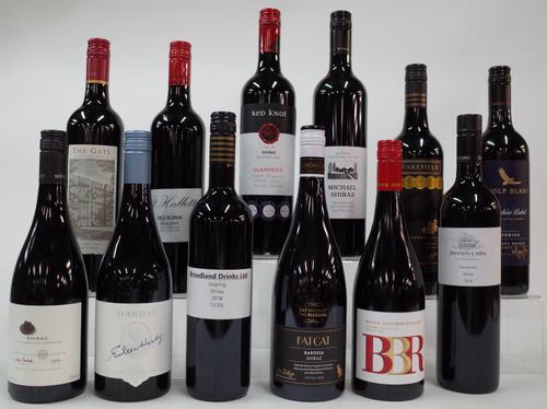 12 BOTTLES AUSTRALIAN SHIRAZ