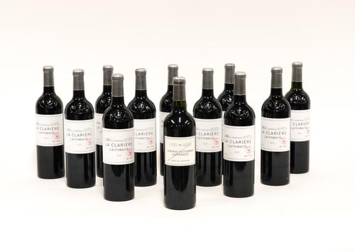 ELEVEN BOTTLES OF 2015 CHATEAU LA CLARIERE, LAITHWAITES AND ONE BOTTLE OF 2007 CHATEAU LA CLARIERE, LAITHWAITES (12)