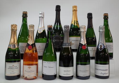 12 BOTTLES ENGLISH SPARKLING WINE