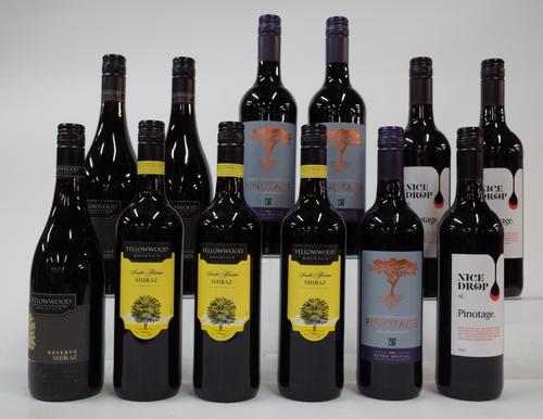 12 BOTTLES SOUTH AFRICAN RED WINE