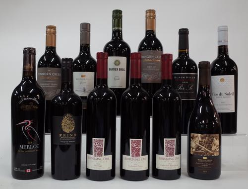12 BOTTLES CANADIAN RED WINE