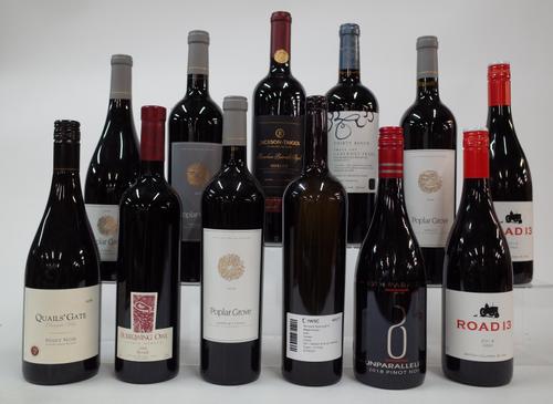 11 BOTTLES CANADIAN RED AND 1 WHITE WINE