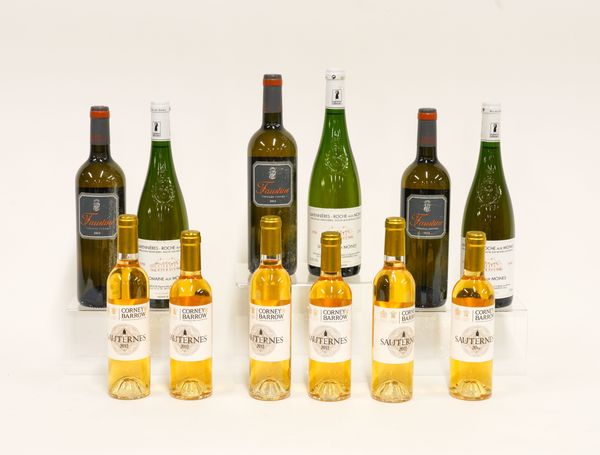 TWELVE BOTTLES OF MIXED WINES INCLUDING THREE BOTTLES OF DOMAINE AUX MOINS SAVENNIERES 1998 (12)