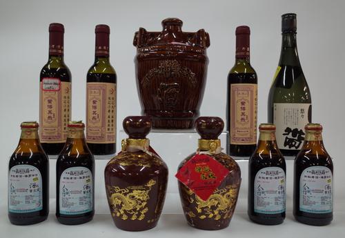 11 BOTTLES JAPANESE RICE WINE