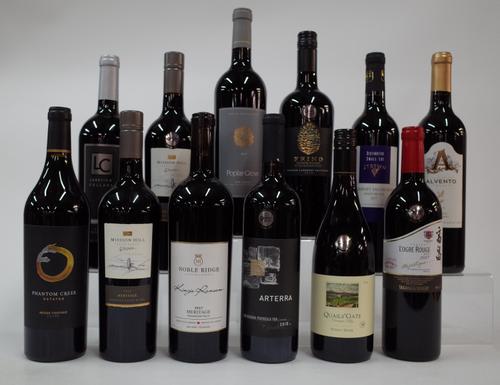 11 BOTTLES CANADIAN AND 1 CHINESE RED WINE