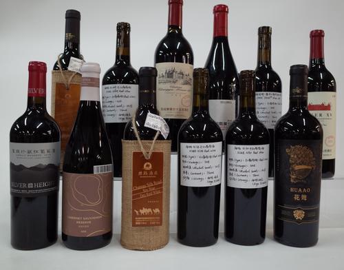 12 BOTTLES CHINESE RED WINE