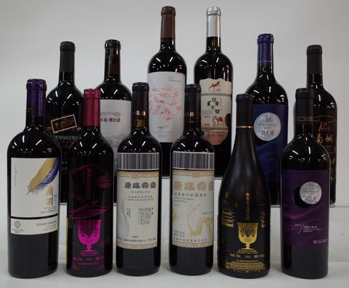 12 BOTTLES CHINESE RED WINE