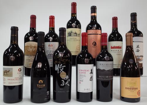 11 BOTTLES CHINESE RED AND 1 WHITE WINE