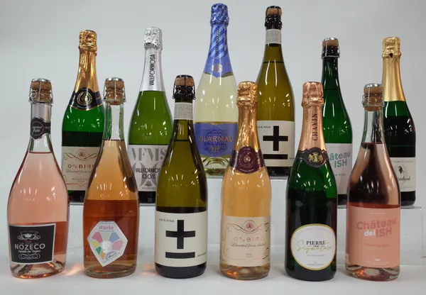 12 BOTTLES LOW ALCOHOL AND ALCOHOL FREE SPARKLING WINE