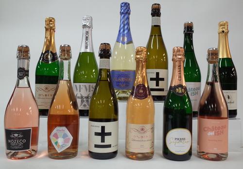 12 BOTTLES LOW ALCOHOL AND ALCOHOL FREE SPARKLING WINE