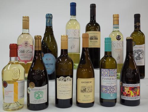 12 BOTTLES ITALIAN WHITE WINE