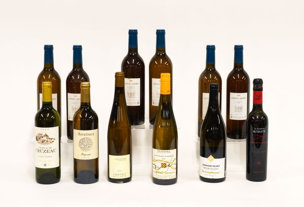 TWELVE BOTTLES OF MIXED WINES AND SPIRITS INCLUDING SIX BOTTLES OF CHATEAU DE BACHEN TURSAN 1997 (12)