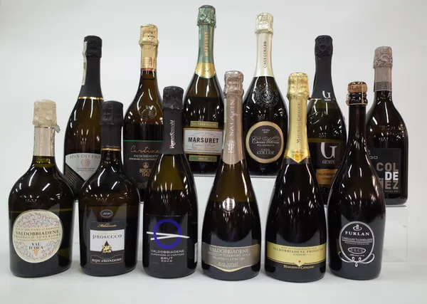11 BOTTLES PROSECCO AND 1 ITALIAN SPARKLING WINE