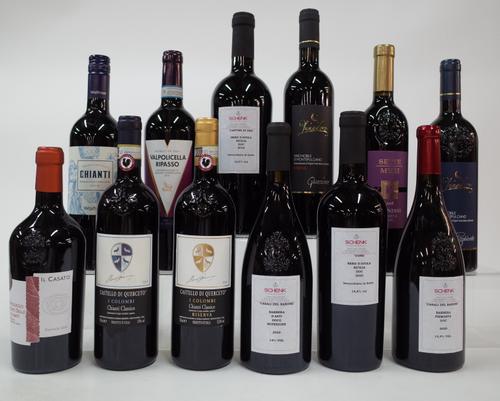 12 BOTTLES ITALIAN RED WINE