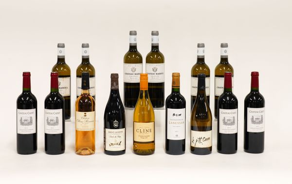 FIFTEEN BOTTLES OF MIXED WINES INCLUDING FOUR BOTTLES OF CHATEAU CADET BORDEAUX 2012 (15)