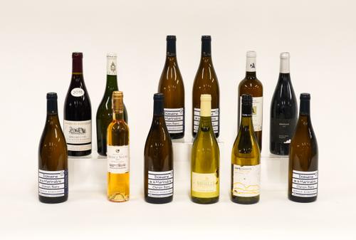 TWELVE BOTTLES OF MIXED WINES INCLUDING FIVE BOTTLES OF DOMAINE DE LA MARINIERE CHINON BLANC 2016 (12)