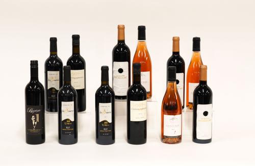 TWELVE BOTTLES OF MIXED WINES INCLUDING THREE BOTTLES OF SIBYLLE SANCERRE ROSE 2017 (12)