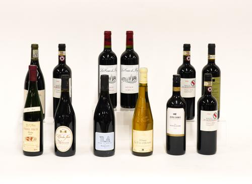 TWELVE BOTTLES OF MIXED WINES INCLUDING THREE BOTTLES OF ROCCA DI MONTEGROSSI CHIANTI CLASSICO 2014 (12)