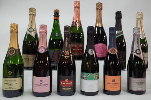 12 BOTTLES ENGLISH SPARKLING WINE