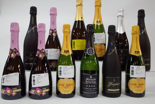 12 BOTTLES SPANISH AND PORTUGUESE SPARKLING WINE