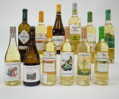 12 BOTTLES SPANISH WHITE WINE
