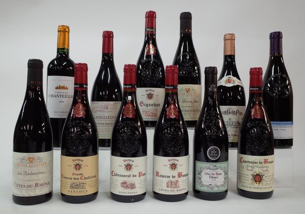 12 BOTTLES FRENCH RED WINE