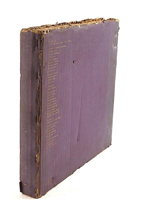 TOMATSU, Shoumei (1930-2012, photographer), Ken DOMON (1909-90, photographer), and others. Hiroshima-Nagasaki. Document 1961, Tokyo, 1961, buckram and wrappers, slipcase. FIRST EDITION.