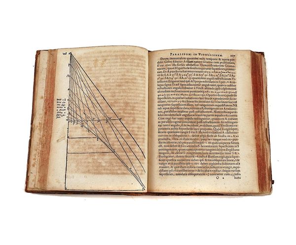 KEPLER, Johannes (1571-1630).  Ad vitellionem paralipomena, quibus astronomiæ pars optica traditur, Frankfurt, 1604, contemporary calf. FIRST EDITION.