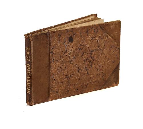 VAN DEN KEERE, Pieter (1571-c.1646) [and John SPEED (1552-1629)]. Miniature Atlas, [?]London, c. 1642, contemporary half calf.