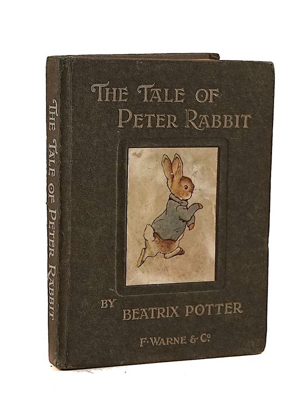 POTTER, Beatrix (1866-1943).  The Tale of Peter Rabbit, London, [April, 1903], 12mo, 31 full-page coloured illustrations by Beatrix Potter, original boards. FIRST WARNE EDITION, fourth issue.