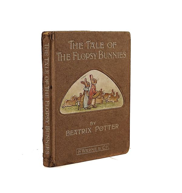 POTTER, Beatrix (1866-1943). The Tale of the Flopsy Bunnies, London, 1909, 12mo, 27 full-page coloured illustrations by Beatrix Potter, original boards. FIRST EDITION.ADDED TO LOT IN DECEMBER 2022 BOOK SALE.