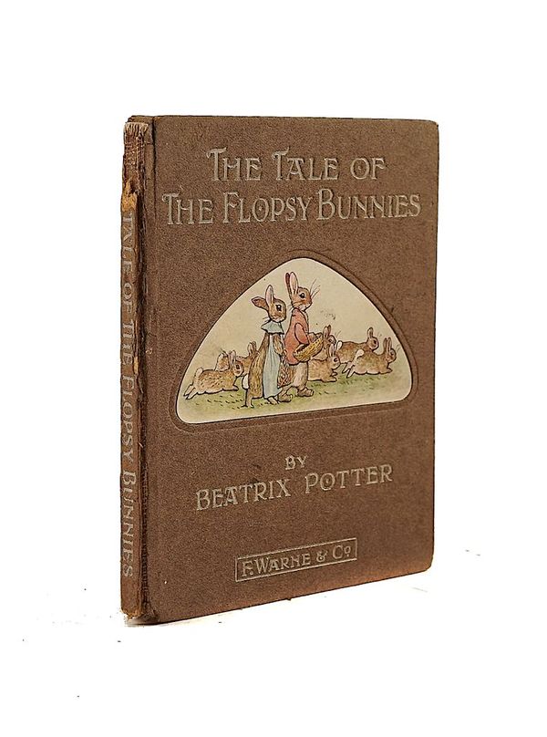 POTTER, Beatrix (1866-1943). The Tale of the Flopsy Bunnies, London, 1909, 12mo, 27 full-page coloured illustrations by Beatrix Potter, original boards. FIRST EDITION.