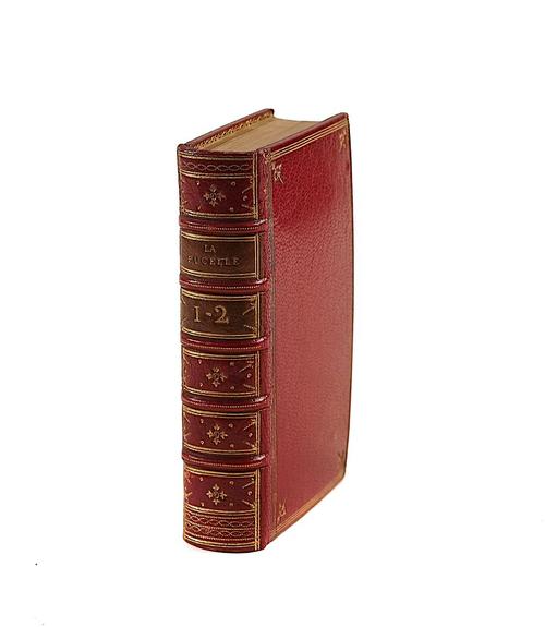 [VOLTAIRE, François-Marie Arouet (1694-1778)].  La Pucelle d'Orléans, [Paris or Geneva], 1780, VERY FINELY BOUND by Chambolle-Duru.