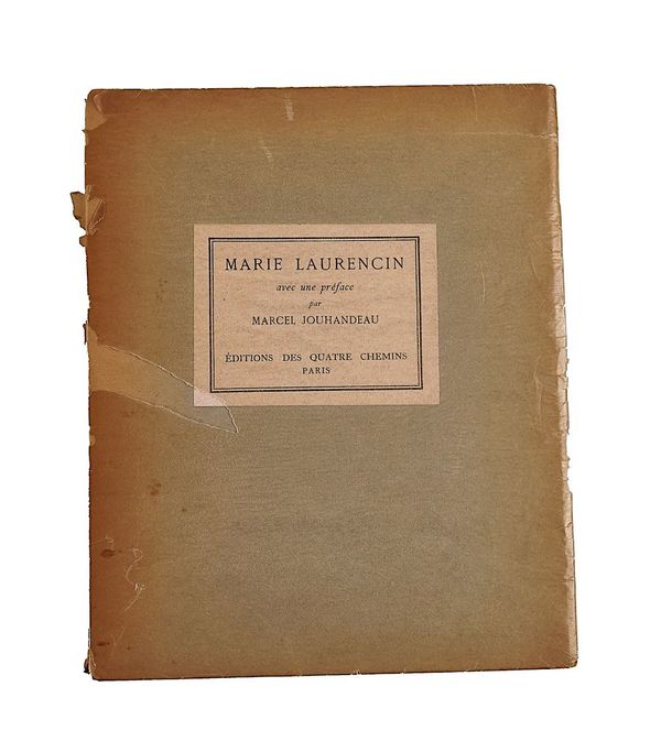LAURENCIN, Marie (1883-1956).  Marie Laurencin. Avec une préface par Marcel Jouhandeau, Paris, 1928, original wrappers. ONE OF 1,000 COPIES. With 2 other books. (3)
