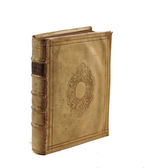 DESCARTES, René (1596-1650). Meditationes de prima philosophia, Amsterdam, 1685, contemporary vellum.