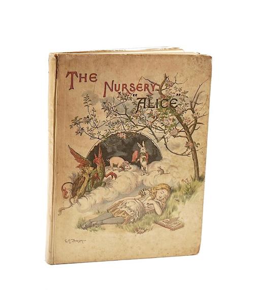"CARROLL, Lewis" [i.e. Charles Lutwidge DODGSON (1832-98)]. The Nursery "Alice", London, 1890, original pictorial boards.
