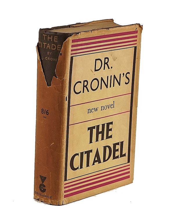 CRONIN, A. J. (1896-1981). The Citadel, London, 1937, original buckram, dust-jacket. FIRST EDITION.