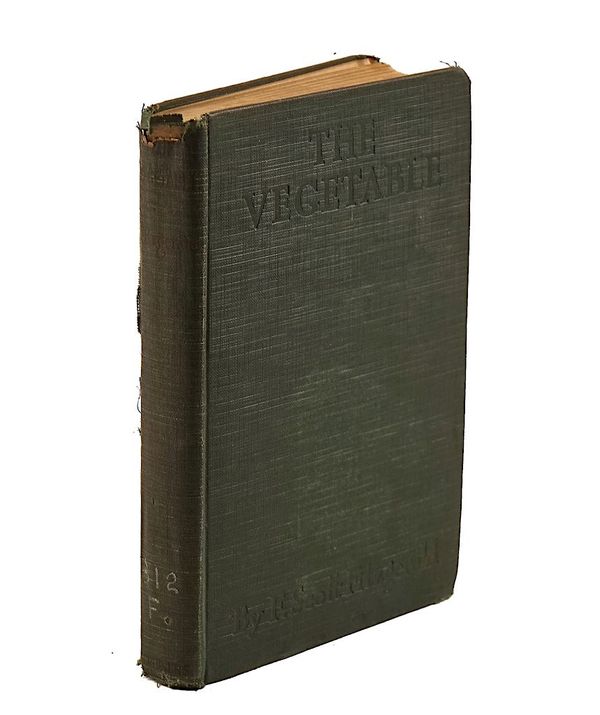 SCOTT FITZGERALD, F. (1896-1940).  The Vegetable, New York, 1923, original green cloth. FIRST EDITION. With another play by Edward Sackville-West. (2)
