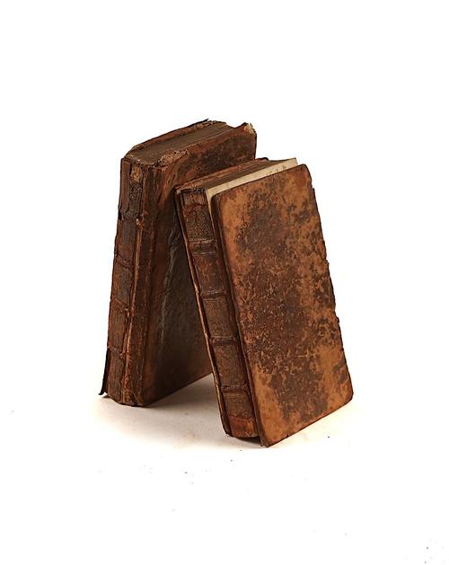 MARVELL, Andrew (1621-78). The Rehearsal Transpos'd, London, 1672-73, 3 parts in 2 volumes including "A Common-place-Book Out of the Rehearsal Transpos'd" bound in at the end of the first part, contemporary calf (worn). (2)