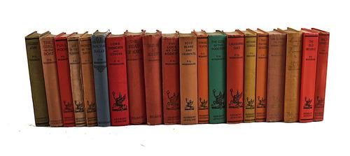 WODEHOUSE, P. G. (1881-1975). Piccadilly Jim, London, [n.d. but after 1919], original green cloth. Reprint. With 19 other books by the same author, mixed editions, without dust-jackets. (20)