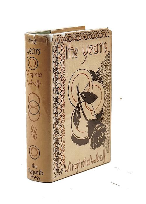 WOOLF, Virginia (1882-1941). The Years, London, The Hogarth Press, 1937, original turquoise cloth, dust-jacket designed by Vanessa Bell. FIRST EDITION. With the same author's Flush (London, 1933, modern green half morocco gilt, FIRST EDITION). (2)