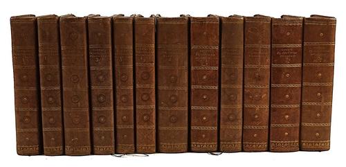 GEHLER, Johann Samuel Traugott (1751-95). Physikalisches Wörterbuch, Leipzig, 1825-45, 24 vols. including plate vol., 8vo and 4to, plates, contemporary half calf. (24)