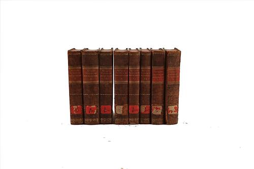 SPRENGEL, Kurt Polycarp Joachim (1766-1833). Versuch einer pragmatischen Geschichte der Arzneykunde, Halle [and Vienna],1821-40, 6 vols. bound in 8, frontispieces, contemporary half calf. (8)