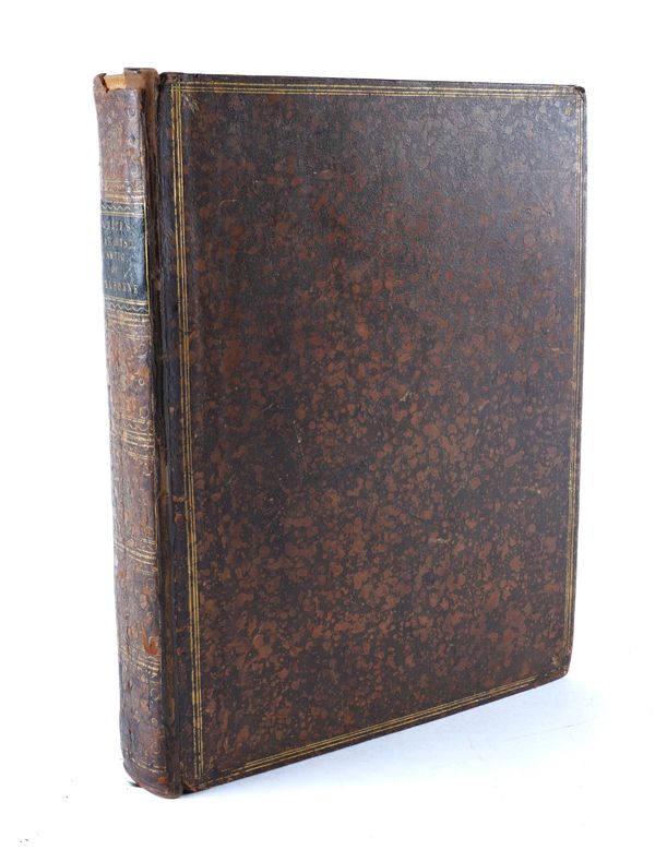 [WHITE, Gilbert (1720-93)]. The Natural History and Antiquities of Selborne, London, 1789, 4to, folding engraved frontispiece, 6 engraved plates, 2 illustrations, contemporary calf. FIRST EDITION.
