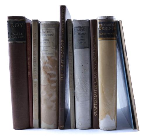 HANLEY, James (1897-1985). Boy, London, 1931, 8vo, original buckram, FIRST EDITION, NUMBER 133 of 145 COPIES SIGNED BY THE AUTHOR. Gibbs A6a. With 10 other signed limited edition books by the same author, all but one PRESENTATION COPIES. (11)
