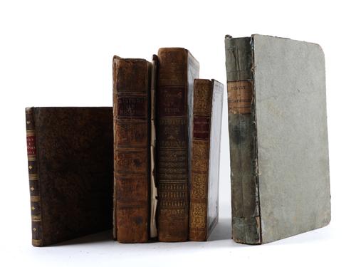 ***ADDED TO ITEM 63*** EDE, J. (fl.1794-1817). A View of the Gold and Silver Coins of all Nations, London, 1808, 12mo, 34 engraved plates of coins, calf. FIRST EDITION. With 4 others. (5)