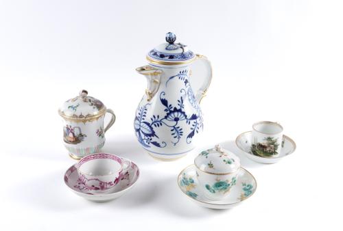 A GROUP OF MEISSEN PORCELAIN