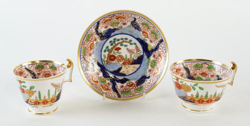 A SPODE PORCELAIN TRIO (3)