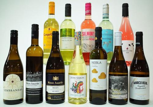 12 BOTTLES SPANISH AND ITALIAN WHITE & ROSE WINE