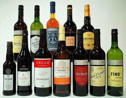12 BOTTLES SHERRY